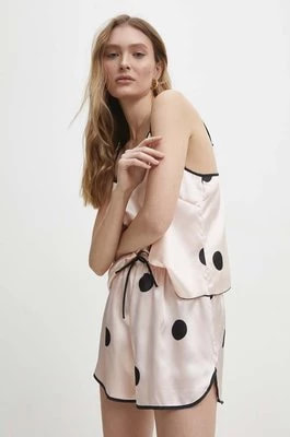 Zdjęcie produktu Answear Lab piżama damska kolor różowy satynowa