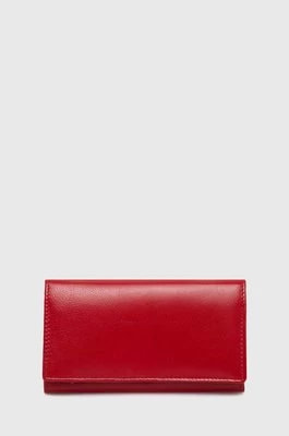 Zdjęcie produktu Answear Lab portfel skórzany damski kolor czerwony