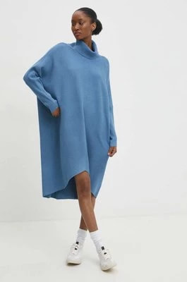 Zdjęcie produktu Answear Lab sukienka kolor niebieski mini oversize