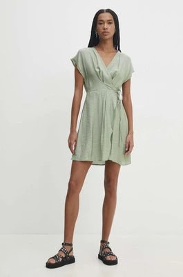 Zdjęcie produktu Answear Lab sukienka kolor zielony mini rozkloszowana