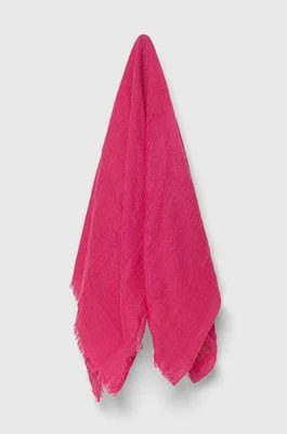 Zdjęcie produktu Answear Lab szal damski kolor różowy gładki