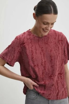 Zdjęcie produktu Answear Lab t-shirt damski kolor czerwony
