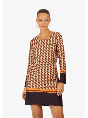 Zdjęcie produktu APART Sukienka w kolorze brązowym ze wzorem rozmiar: 40