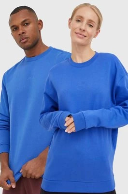 Zdjęcie produktu Arkk Copenhagen bluza bawełniana unisex kolor niebieski gładka
