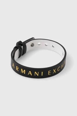 Zdjęcie produktu Armani Exchange bransoletka skórzana dwustronna