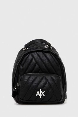 Zdjęcie produktu Armani Exchange plecak damski kolor czarny mały gładki 942889 2F745