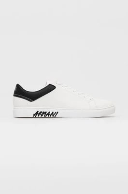 Zdjęcie produktu Armani Exchange sneakersy skórzane kolor biały XUX145 XV598 K488