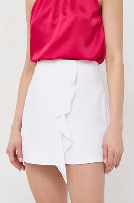 Zdjęcie produktu Armani Exchange spódnica kolor biały mini rozkloszowana