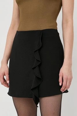 Zdjęcie produktu Armani Exchange spódnica kolor czarny mini rozkloszowana