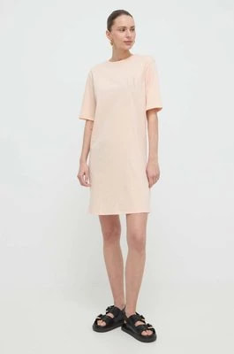 Zdjęcie produktu Armani Exchange sukienka kolor pomarańczowy mini prosta 8NYADX YJG3Z