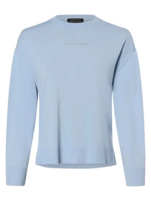 Zdjęcie produktu Armani Exchange Sweter damski Kobiety niebieski jednolity,