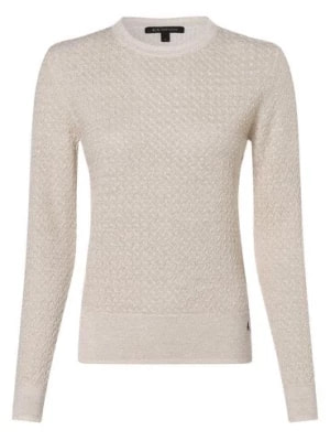 Zdjęcie produktu Armani Exchange Sweter damski Kobiety Sztuczne włókno beżowy marmurkowy,