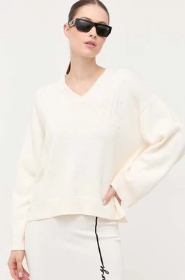 Zdjęcie produktu Armani Exchange sweter damski kolor beżowy