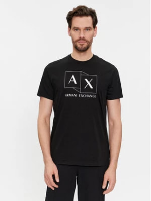Zdjęcie produktu Armani Exchange T-Shirt 3DZTAD ZJ9AZ 1200 Czarny Regular Fit