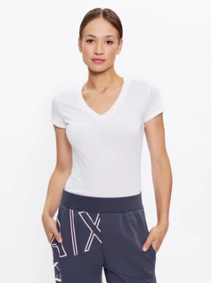 Zdjęcie produktu Armani Exchange T-Shirt 6RYT32 YJ16Z 1000 Biały Slim Fit