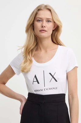 Zdjęcie produktu Armani Exchange t-shirt bawełniany kolor biały 8NYT70 YJ16Z NOS