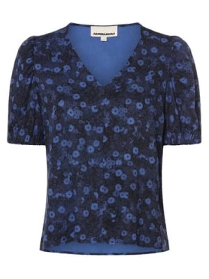 Zdjęcie produktu ARMEDANGELS Damska bluzka koszulowa - Saarita Milles Fleurs Kobiety wiskoza niebieski|czarny wzorzysty,
