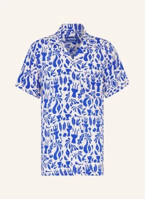 Zdjęcie produktu Arrels Barcelona Koszula Z Klapami Blue Tulum × Alejandra Anglada Comfort Fit blau