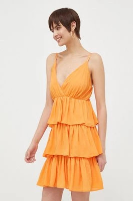 Zdjęcie produktu Artigli sukienka kolor pomarańczowy mini rozkloszowana