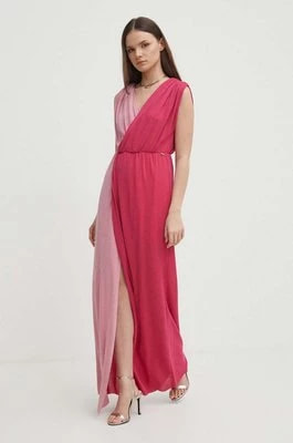 Zdjęcie produktu Artigli sukienka kolor różowy maxi rozkloszowana AA38556