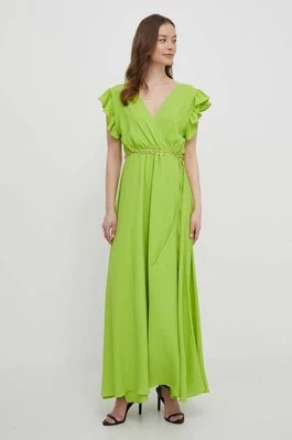 Zdjęcie produktu Artigli sukienka kolor zielony maxi rozkloszowana