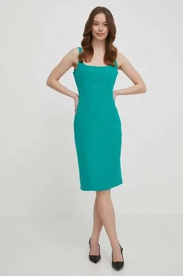 Zdjęcie produktu Artigli sukienka kolor zielony mini dopasowana