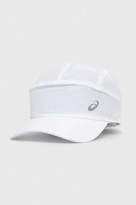 Zdjęcie produktu Asics czapka z daszkiem kolor biały gładka