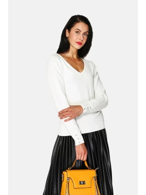 Zdjęcie produktu ASSUILI Sweter w kolorze białym rozmiar: 40