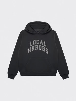 Zdjęcie produktu Aura steel grey rhinestones hoodie Local Heroes