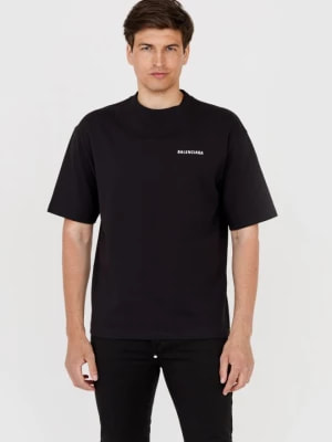 Zdjęcie produktu BALENCIAGA Czarny t-shirt z logo na plecach