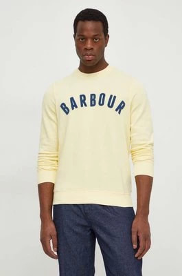 Zdjęcie produktu Barbour bluza męska kolor żółty melanżowa