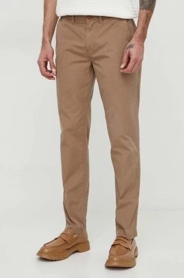 Zdjęcie produktu Barbour spodnie męskie kolor beżowy w fasonie chinos