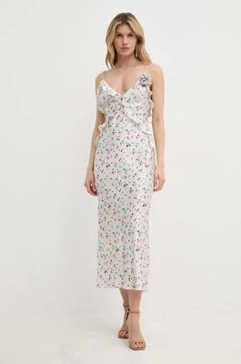 Zdjęcie produktu Bardot sukienka OLEA kolor beżowy maxi rozkloszowana 59176DB