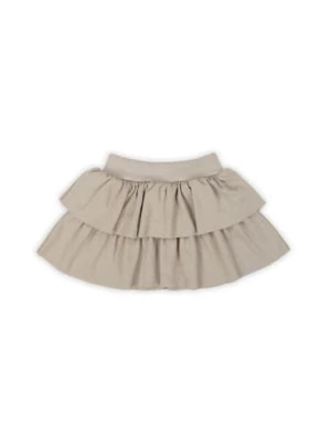 Zdjęcie produktu Bawełniana spódnica dla dziewczynki - beżowa Nicol