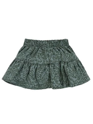 Zdjęcie produktu Bawełniana spódnica - zielona w listki Pinokio