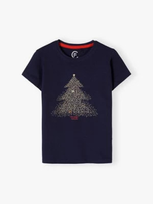 Zdjęcie produktu Bawełniany tshirt z nadrukiem dla dziewczynki Family Concept by 5.10.15.