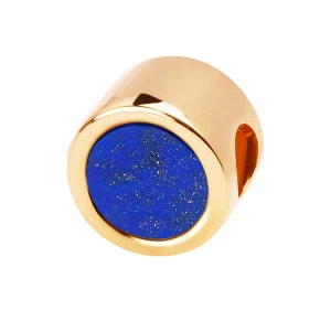 Zdjęcie produktu Beads srebrny pozłacany z lapis lazuli - Medaliony Medaliony - Biżuteria YES
