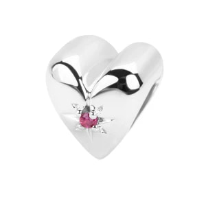 Zdjęcie produktu Beads srebrny z cyrkonią - serce - BeLoved BeLoved - Biżuteria YES