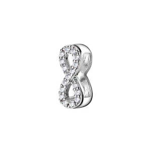 Zdjęcie produktu Beads srebrny z cyrkoniami - nieskończoność - Dots Slim Dots Slim - Biżuteria YES