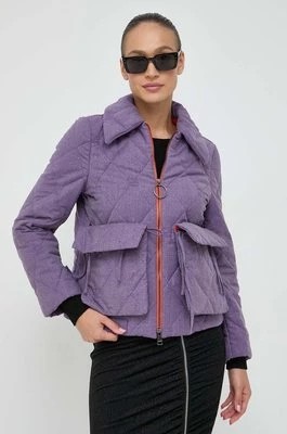 Zdjęcie produktu Beatrice B kurtka wełniana kolor fioletowy przejściowa