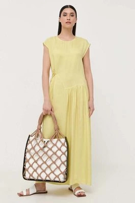 Zdjęcie produktu Beatrice B sukienka kolor żółty maxi oversize