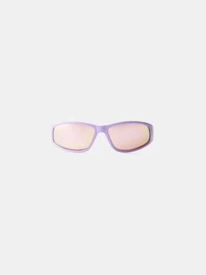 Zdjęcie produktu Bershka Kolarskie Okulary Przeciwsłoneczne Z Polaryzacją Kobieta Fioletowy