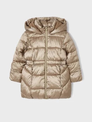 Zdjęcie produktu Beżowa pikowana kurtka dziewczęca zimowa Mayoral
