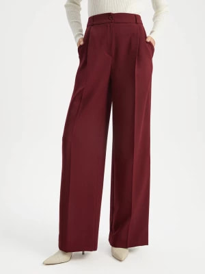 Zdjęcie produktu BGN Spodnie w kolorze bordowym rozmiar: 34