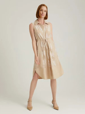 Zdjęcie produktu BGN Sukienka w kolorze beżowym rozmiar: 40