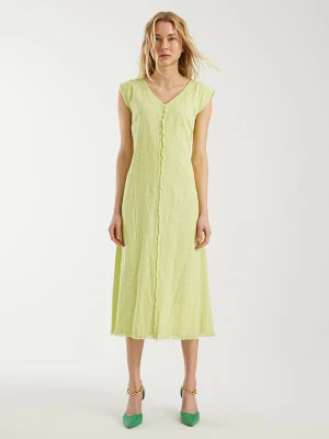 Zdjęcie produktu BGN Sukienka w kolorze limonkowym rozmiar: 34