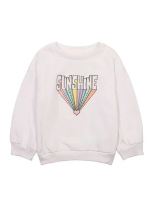 Zdjęcie produktu Biała bluza dziewczęca z napisem Sunshine Minoti