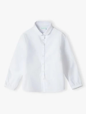 Zdjęcie produktu Biała elegancka koszula dla dziewczynki - długi rękaw Max & Mia by 5.10.15.