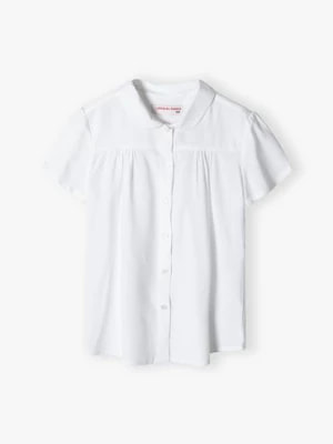 Zdjęcie produktu Biała elegancka koszula z krótkim rękawem - Lincoln&Sharks Lincoln & Sharks by 5.10.15.