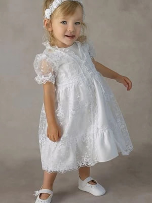 Zdjęcie produktu Biała sukienka niemowlęca do chrztu Marianna Balumi